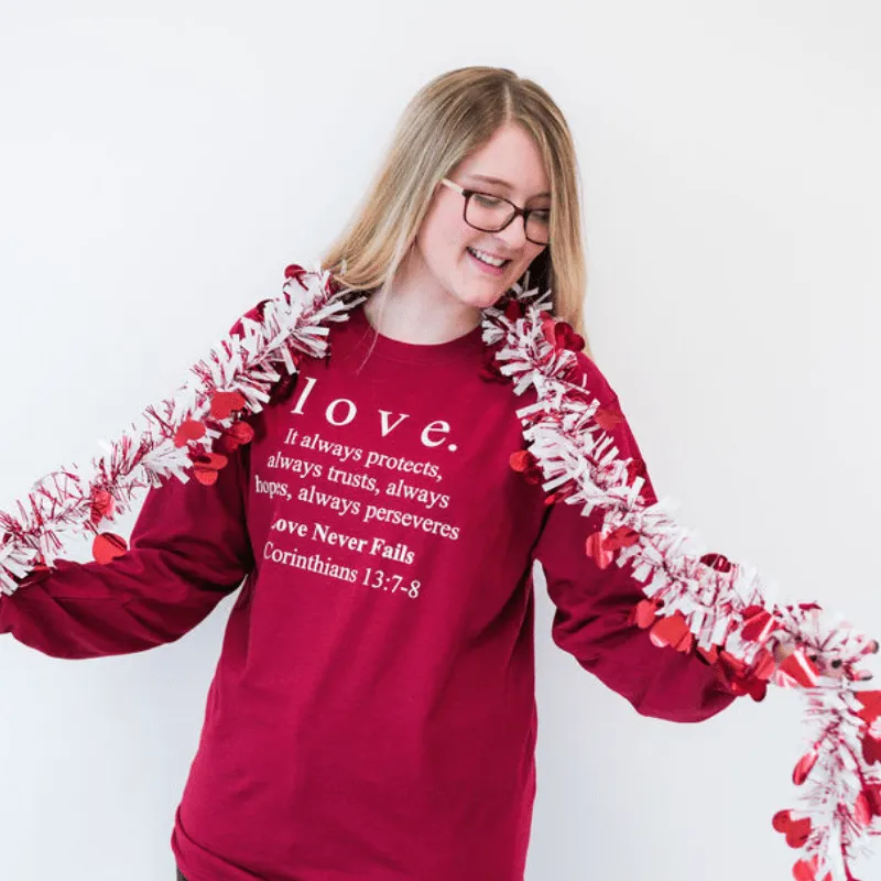 1 Corinthians 13 Love Crew Longsleeve