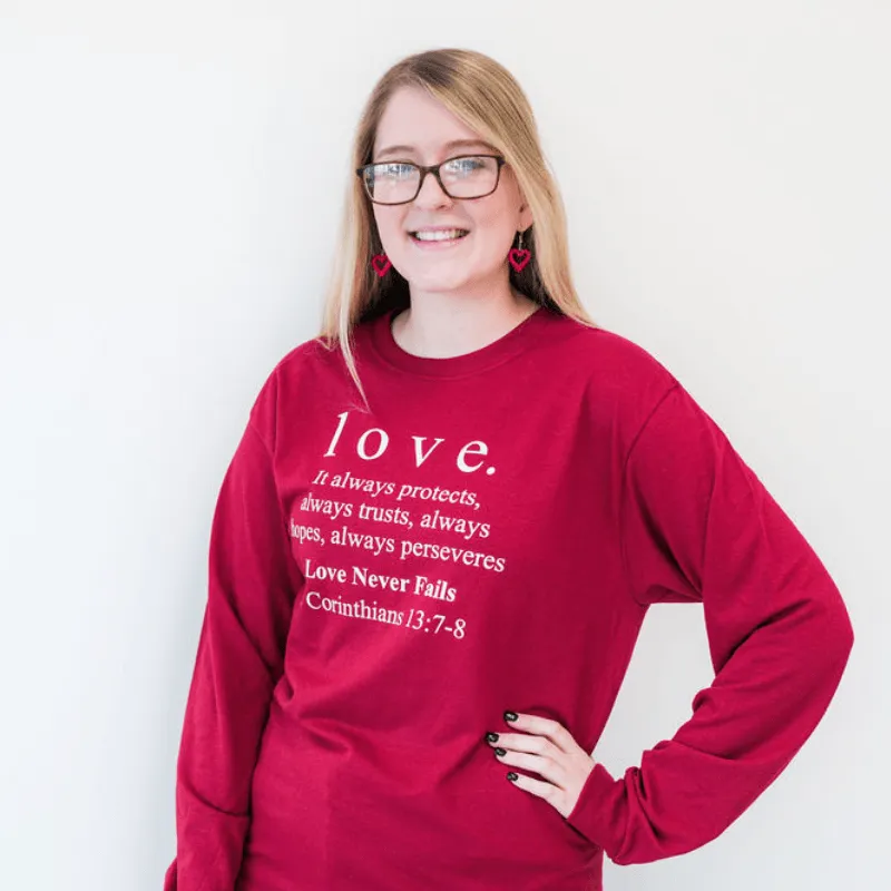 1 Corinthians 13 Love Crew Longsleeve