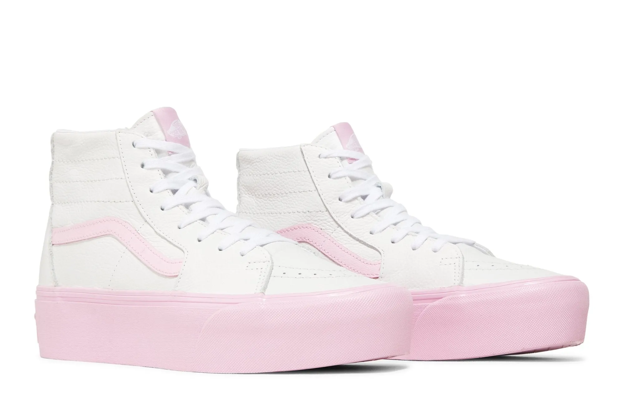 Barbie x Sk8-Hi Tapered Stackform Vans Boots, white