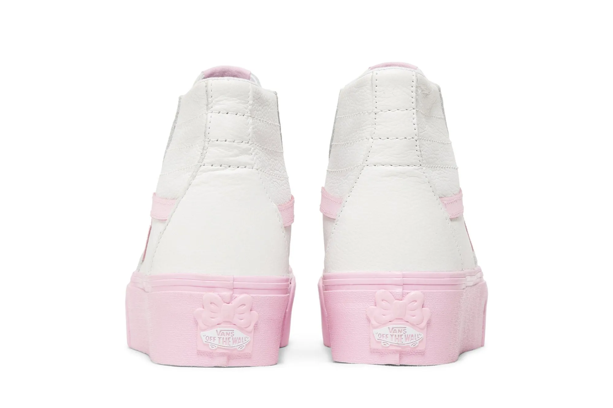Barbie x Sk8-Hi Tapered Stackform Vans Boots, white