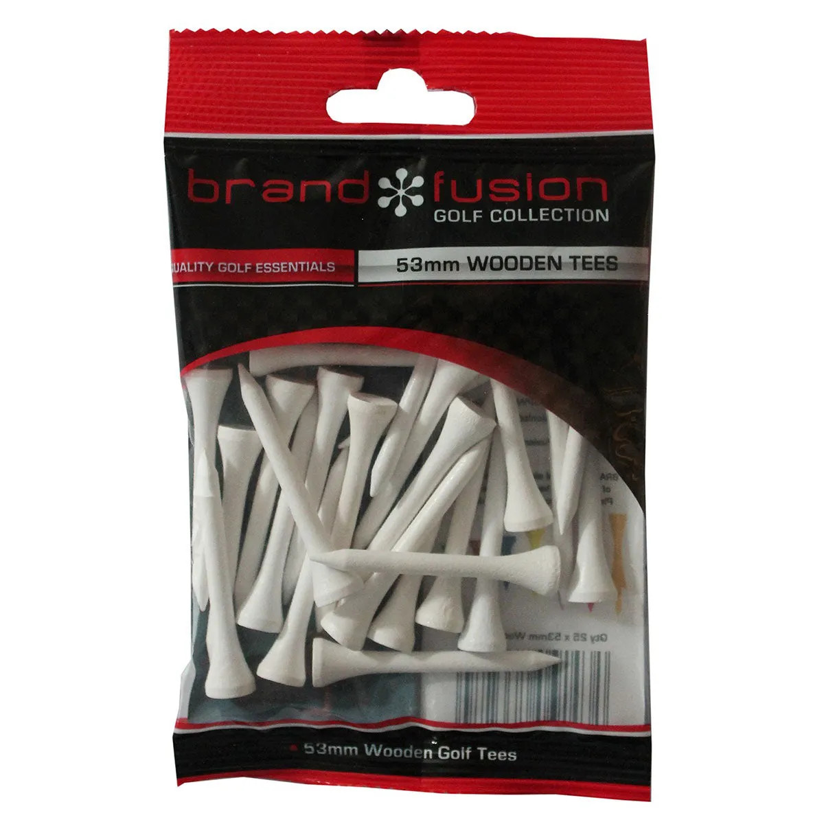 Brand Fusion Brand Fusion Wooden White Golf Tees - Savers Essential Collections