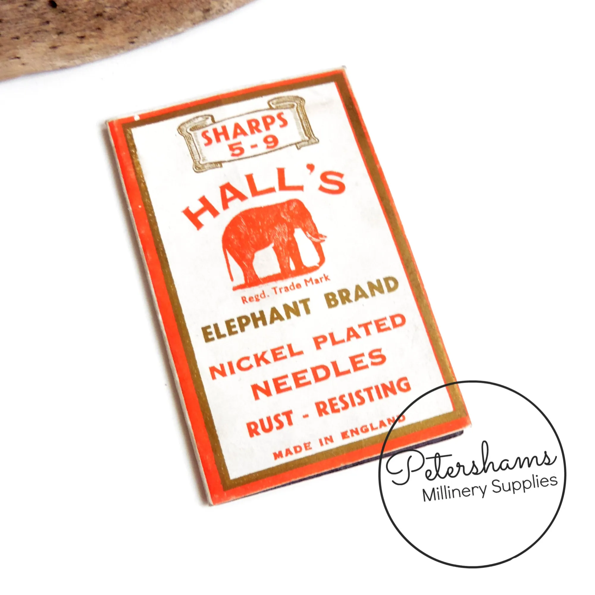 Halls 'Elephant Brand' Sewing Needle Pack - 1940's