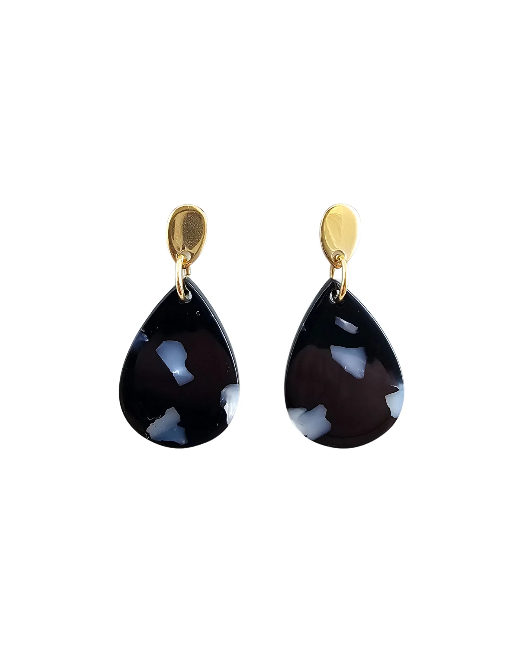 Leah Earrings - Onyx
