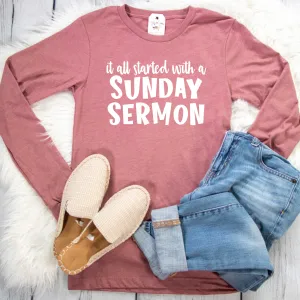 Sunday Sermon Crew Longsleeve