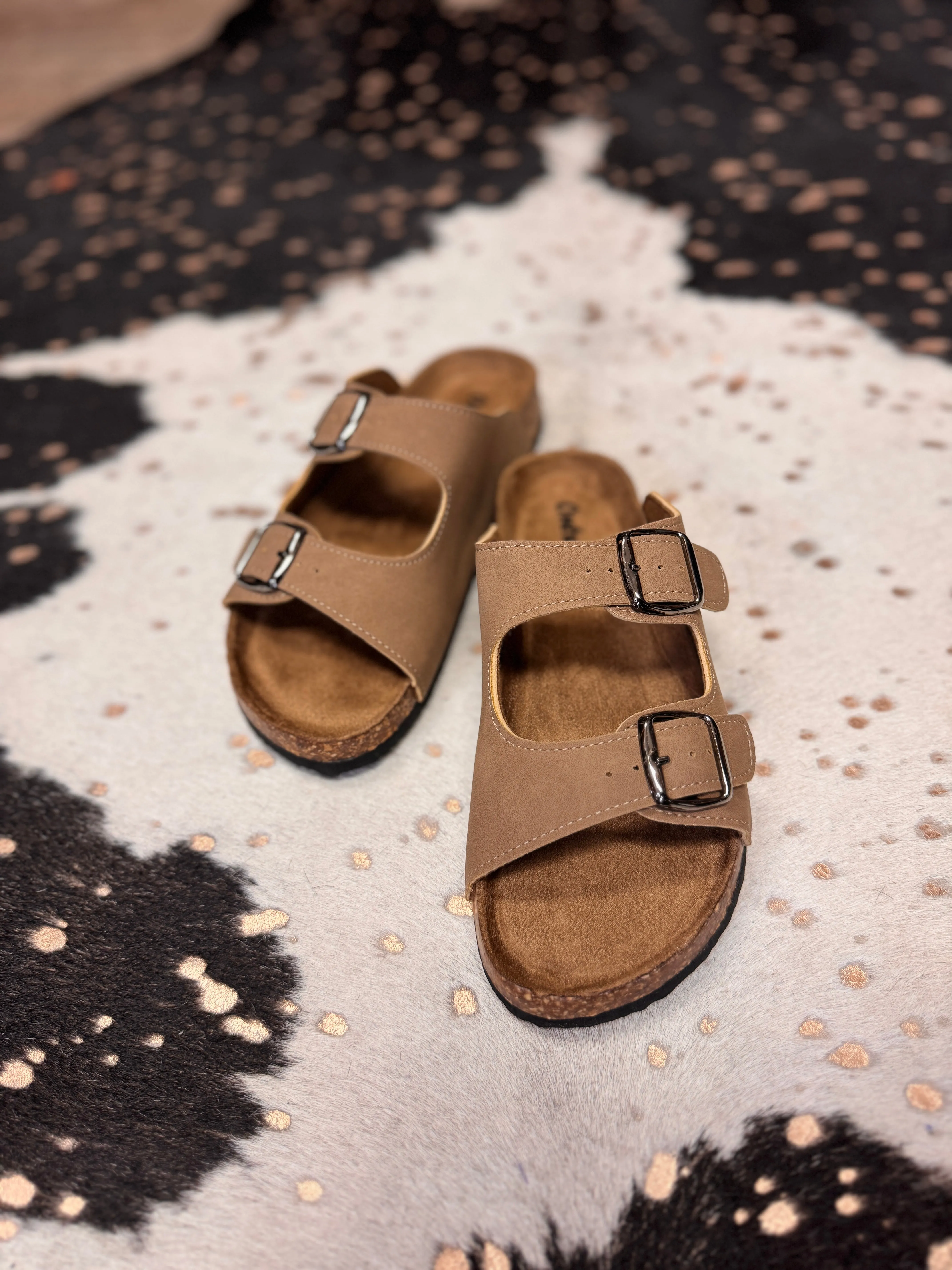 Women's Cork Foot Bed Sandals